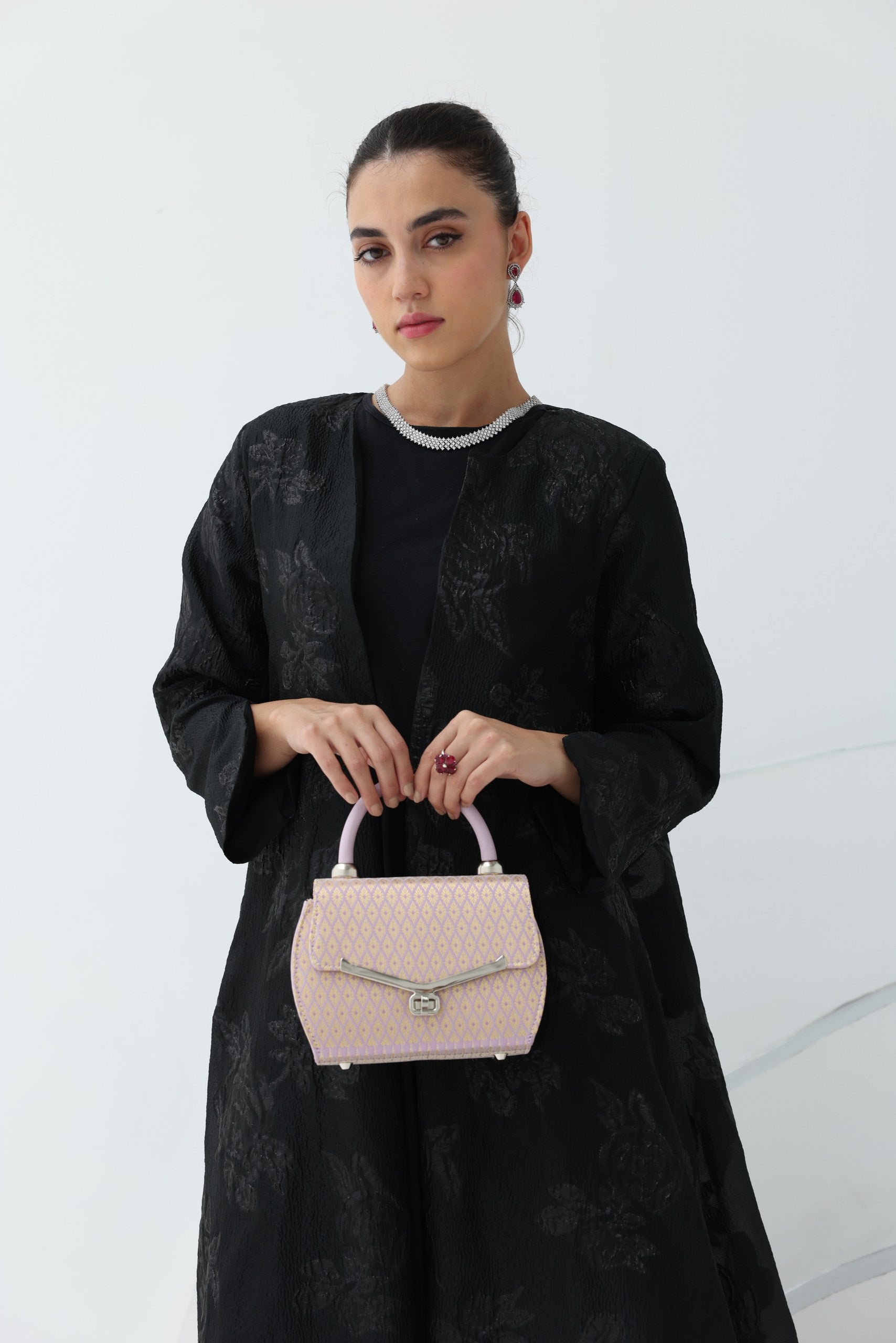 Loy Krathong Wristlet Bag (Lilac)