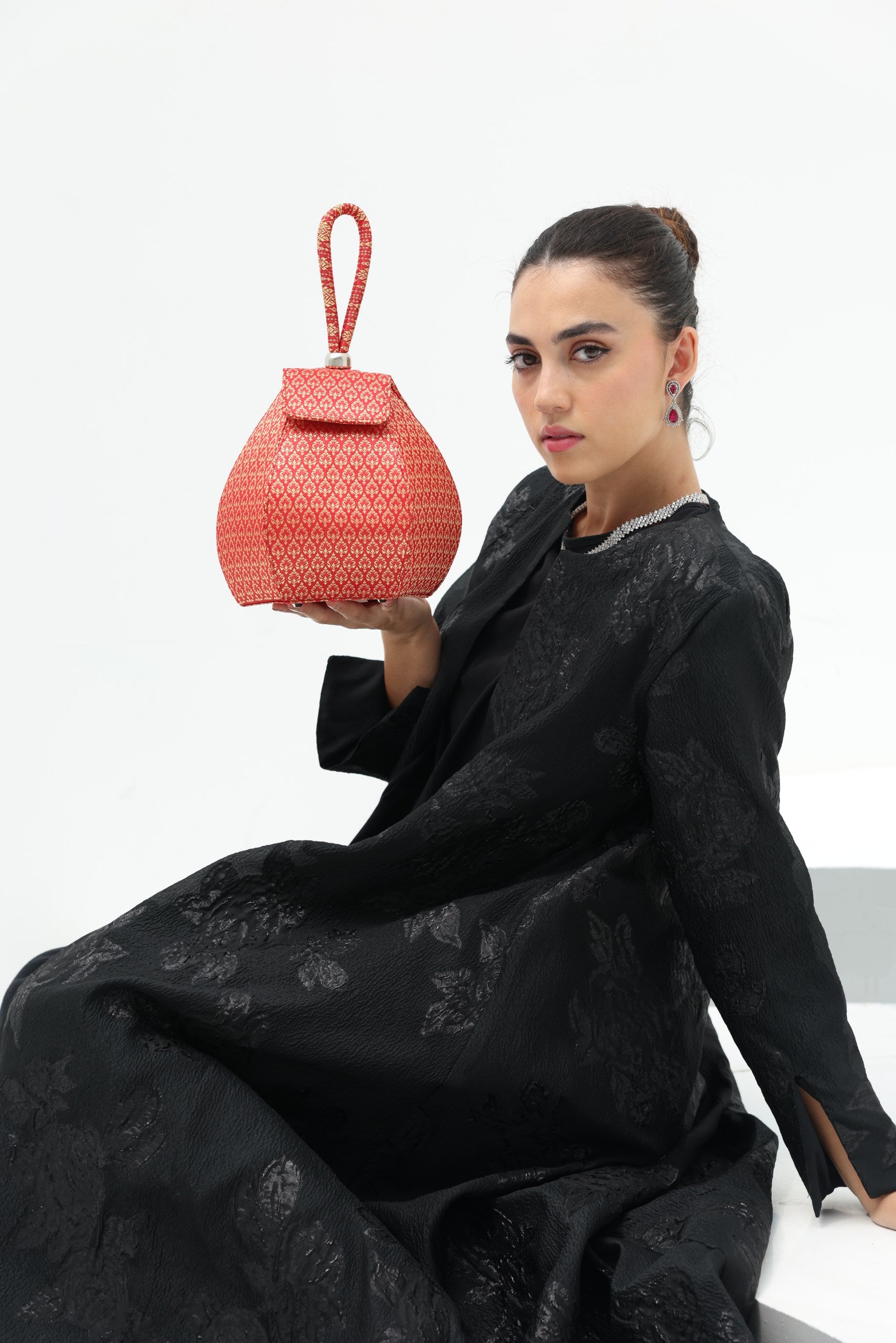 Chada Bucket Bag (Red) Set