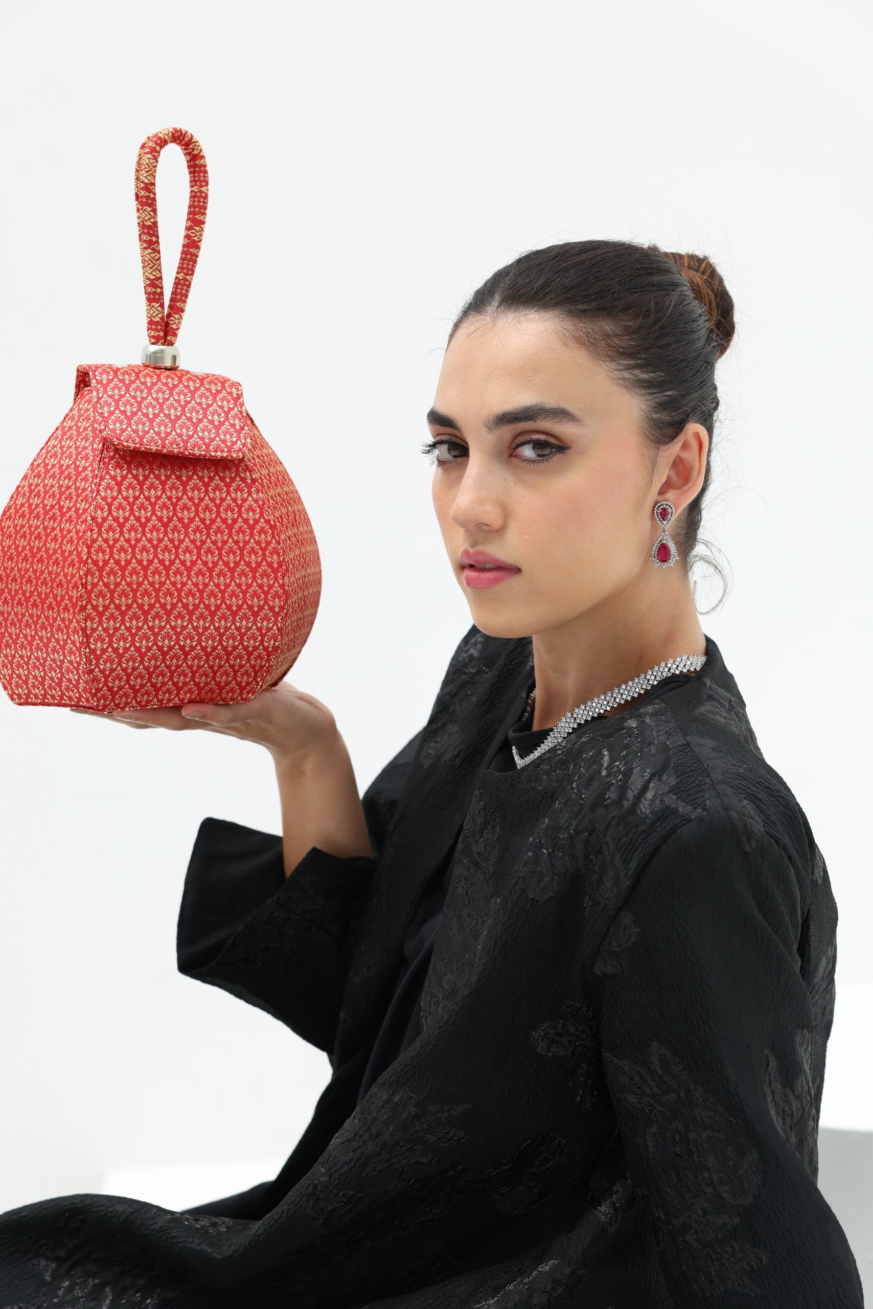 Chada Bucket Bag (Red) Set