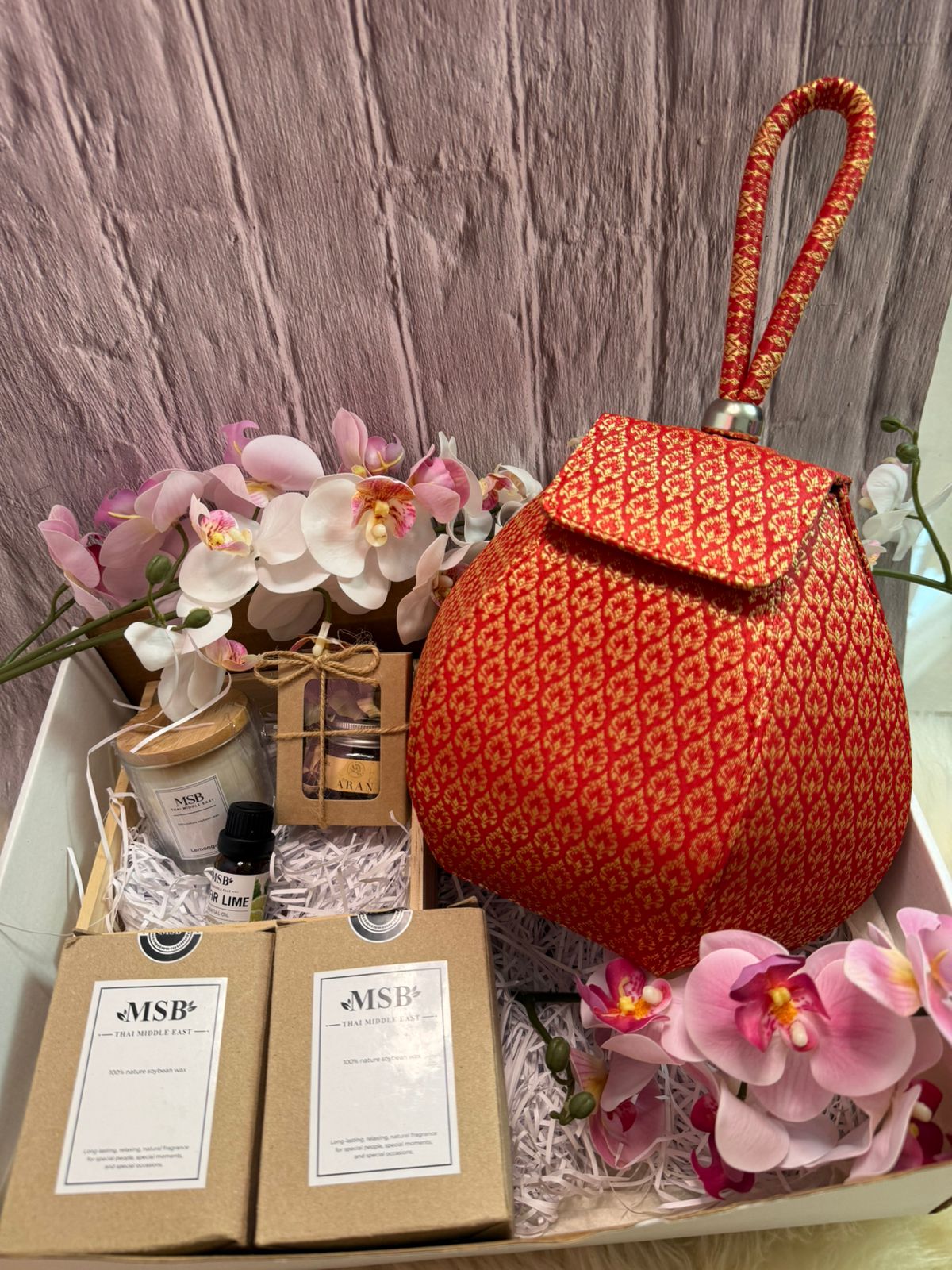 Chada Bucket Bag (Red) Set