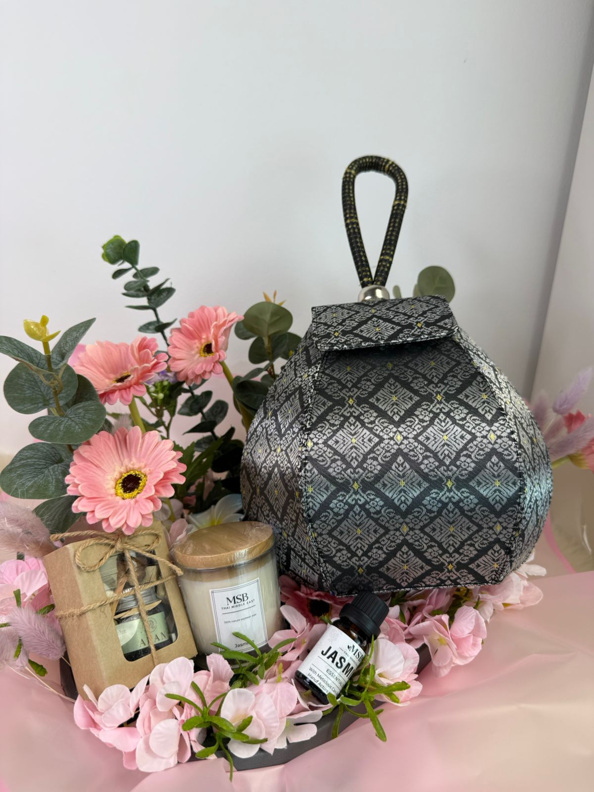 Chada Bucket Bag (Silver) Set